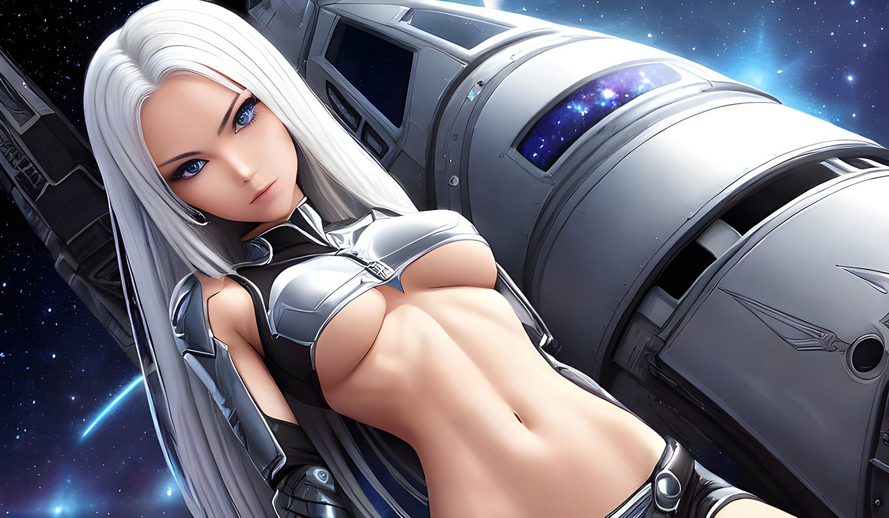 Картинка нейросети Анимэ-девушка (1022)