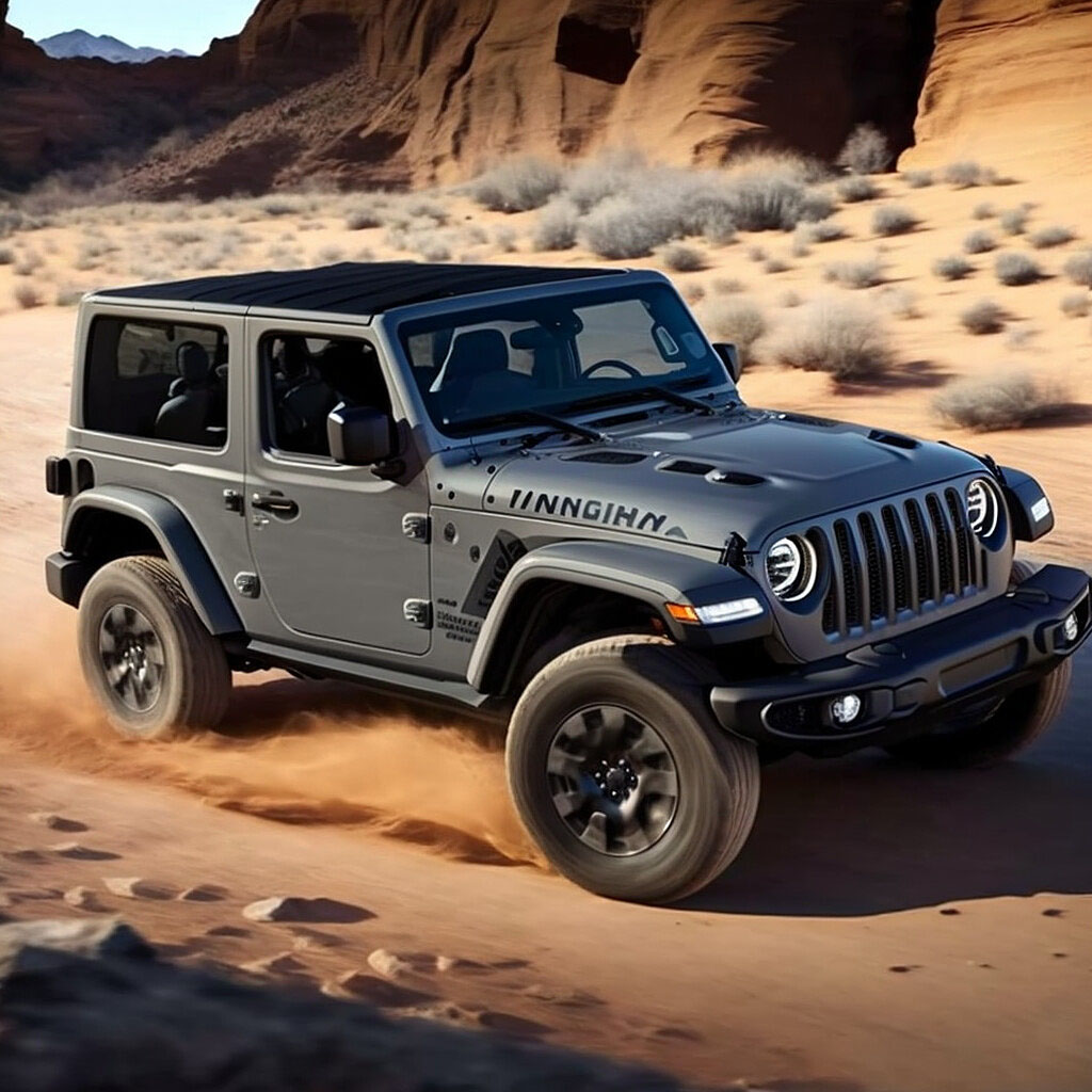 Картинка нейросети Джип в каньоне (2678)