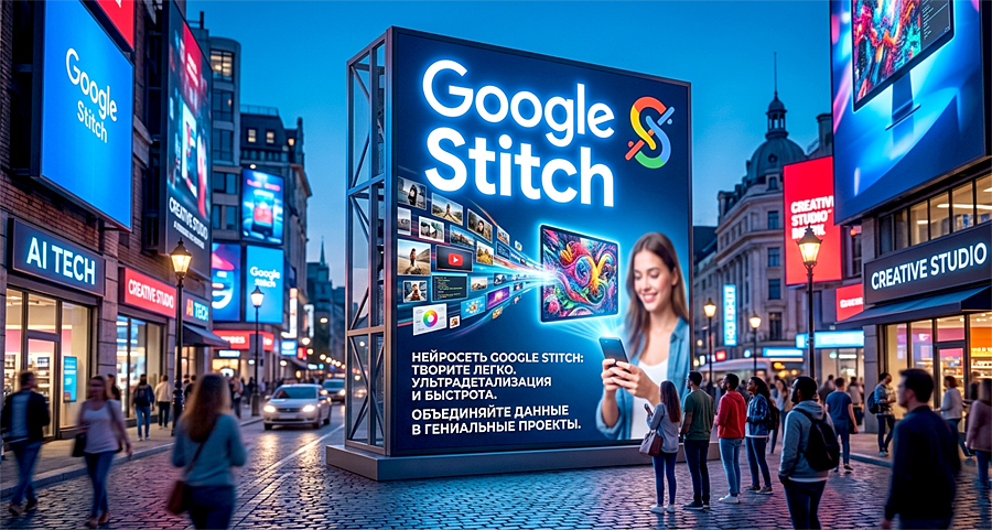 Нейросеть Google Stitch