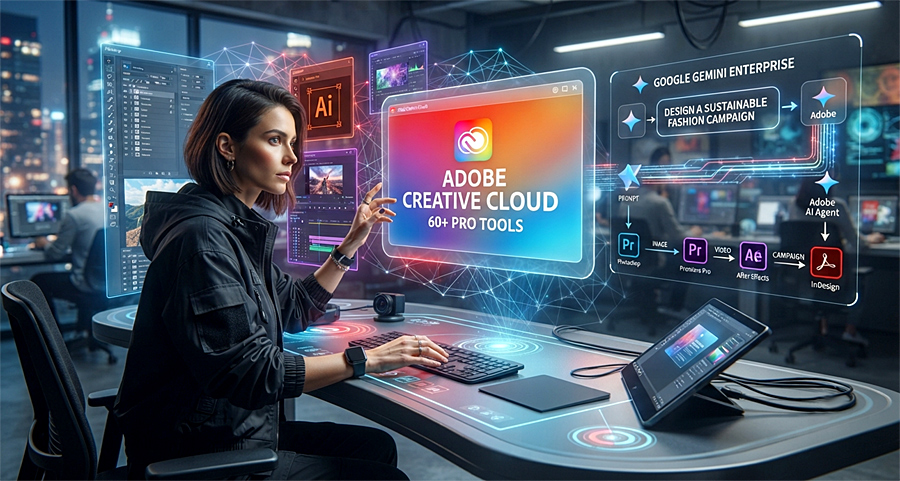 Adobe подключила ИИ-дизайн к Gemini Enterprise