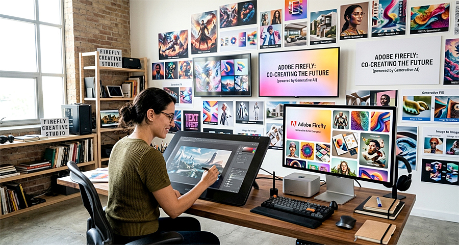 Adobe расширила возможности ИИ в Creative Cloud: новые функции генерации и редактирования контента