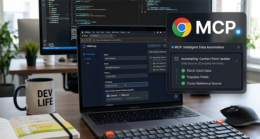 AI-driven Chrome Web MCP: браузер превращается в полноценную агентную платформу