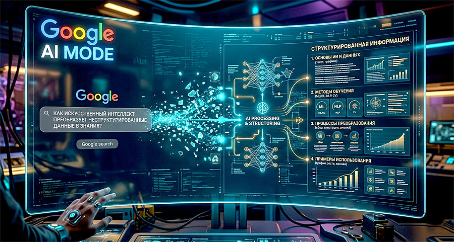 AI Mode в Google: поиск превращается в интеллектуальный ответ