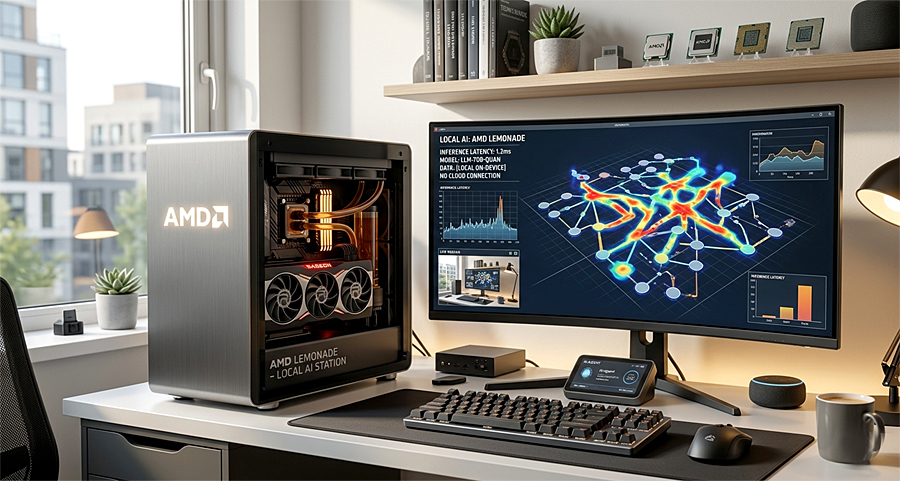 AMD запускает локальные ИИ-модели на ПК через платформу Lemonade