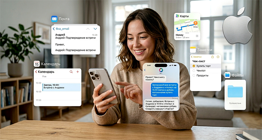 Apple готовит крупнейшее обновление Siri с генеративным ИИ
