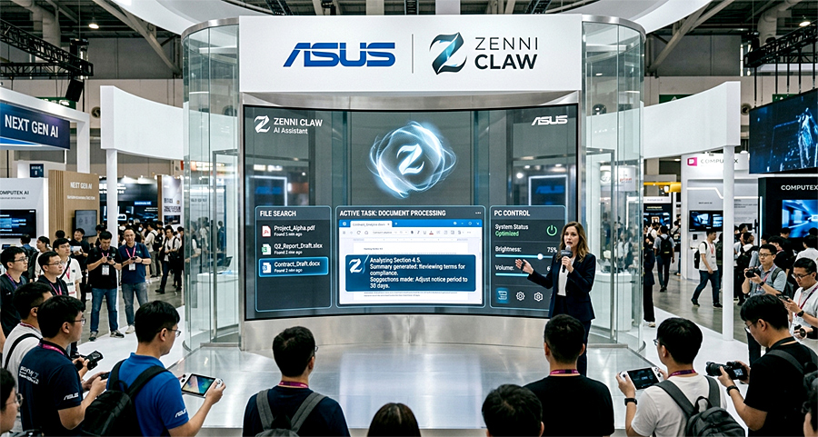 ASUS Zenni Claw: представлен персональный AI-помощник нового поколения