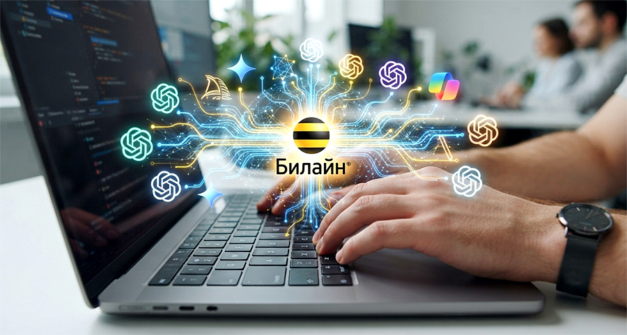 «Билайн» открыл бесплатный доступ к ChatGPT, Gemini, Grok и DeepSeek