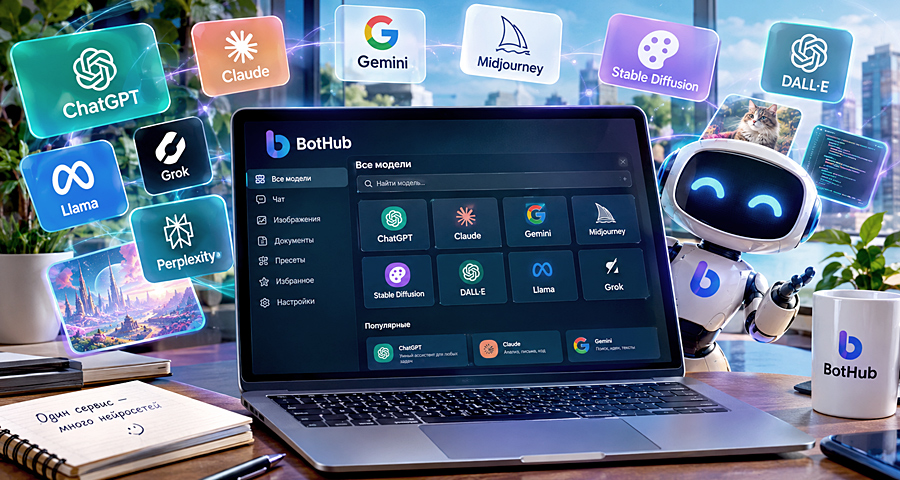 BotHub выпустил приложение для ПК