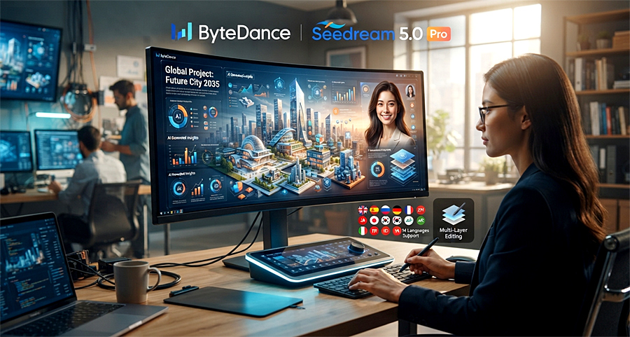 ByteDance выпустила флагманскую ИИ-модель Seedream 5.0 Pro для генерации изображений