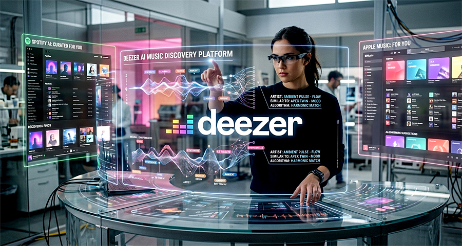 Deezer выпустил инструмент для поиска ИИ-музыки в Spotify и Apple Music