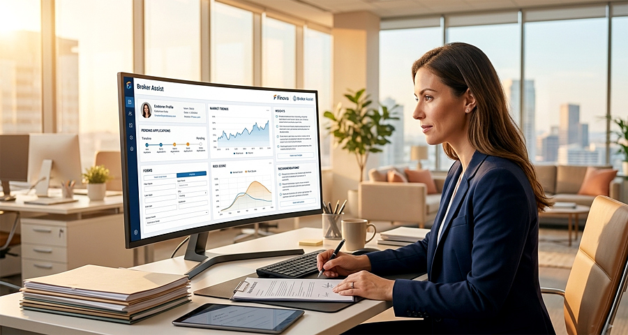 Finova запускает AI-ассистента Broker Assist для автоматизации работы финансовых компаний