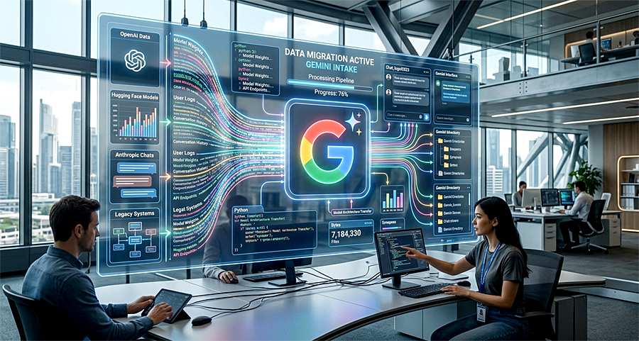 Gemini получил перенос чатов и данных из других ИИ-сервисов