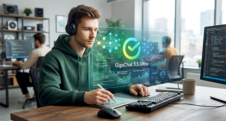 GigaChat 3.5 Ultra: нейросеть с линейным вниманием для кода, финансов и длинных текстов