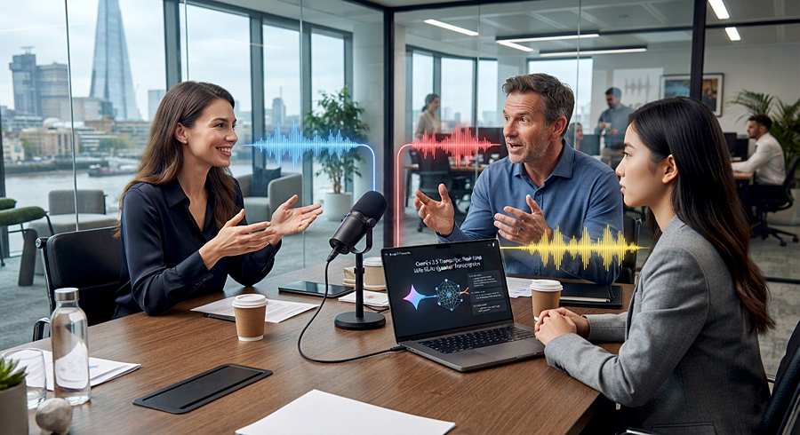 Google Gemini 3.5 Transcribe превращает речь в чистый текст