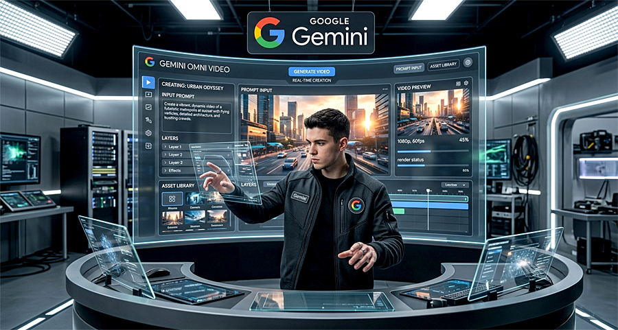 Google готовит Gemini Omni - ИИ для создания и редактирования видео прямо в чате