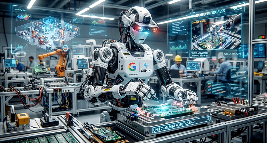 Google представила Gemini Robotics ER 2 с анализом видео в реальном времени
