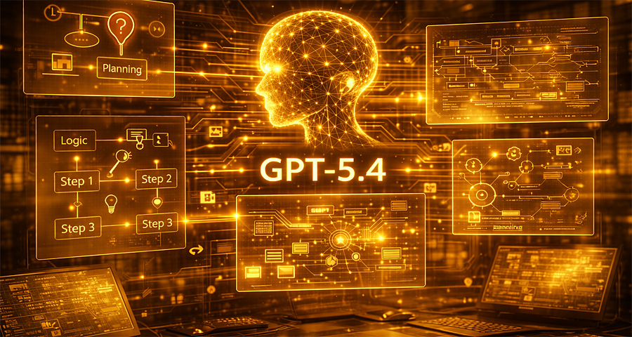 GPT-5.4 делает акцент на логическом рассуждении и многоэтапном планировании