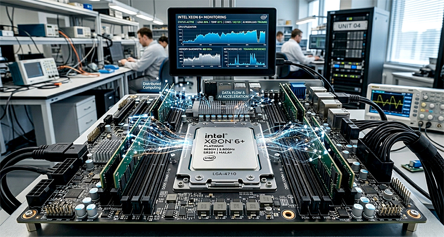Intel Xeon 6+: новые серверные процессоры для эпохи AI-агентов