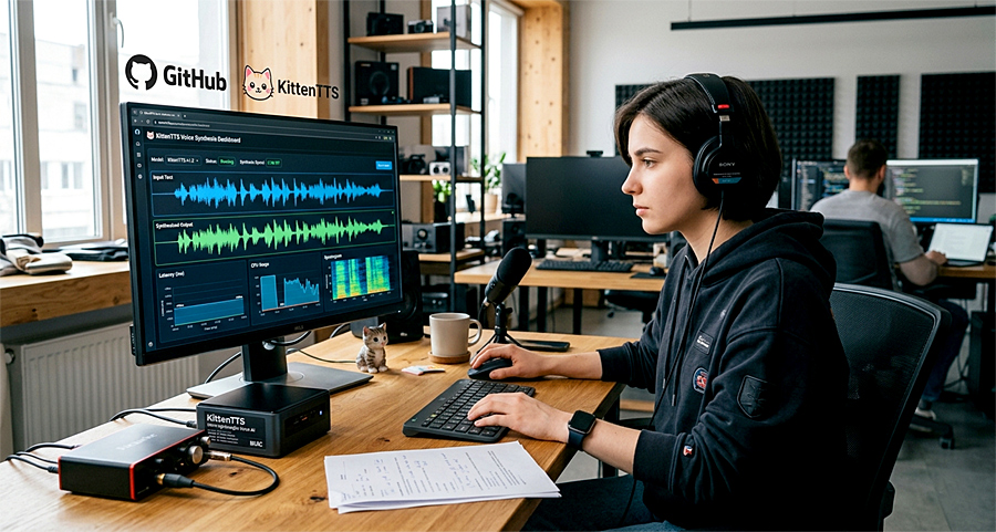 KittenTTS стала одной из самых обсуждаемых компактных voice-AI моделей на GitHub