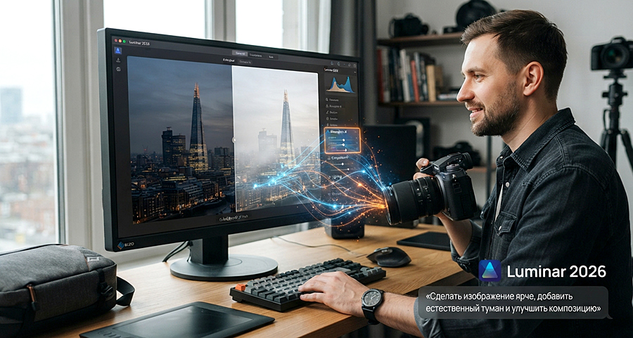 Luminar 2026: ИИ получил новые инструменты для обработки фото