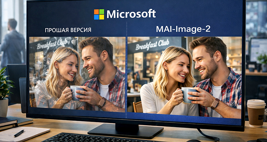 MAI-Image-2: Microsoft усиливает генерацию изображений с акцентом на реализм