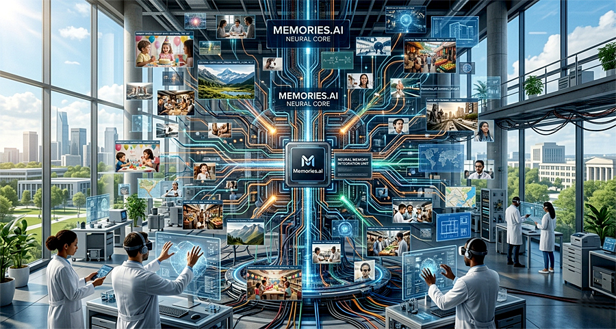 Memories.ai: новая технология «визуальной памяти» для нейросетей