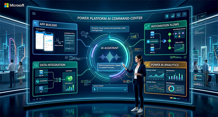 Microsoft Power Platform: AI-инструменты для автоматизации бизнес-процессов без кода