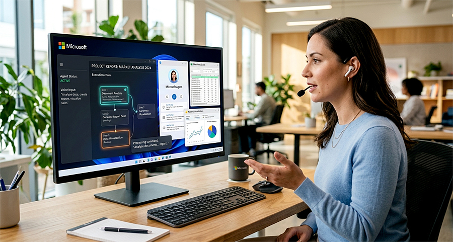 Microsoft превращает Windows в платформу ИИ-агентов нового поколения