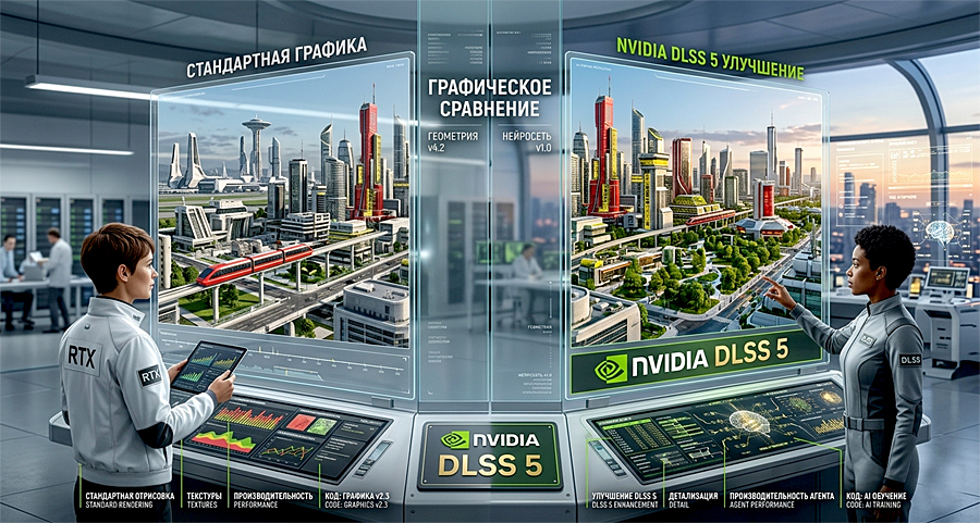 Новости нейросетей. Nvidia DLSS 5: рендеринг нового поколения для реалистичной графики