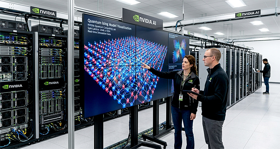 NVIDIA запускает квантовые AI-модели Ising для ускорения вычислений