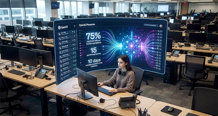 OpenAI Presence закрывает 75% обращений без человека