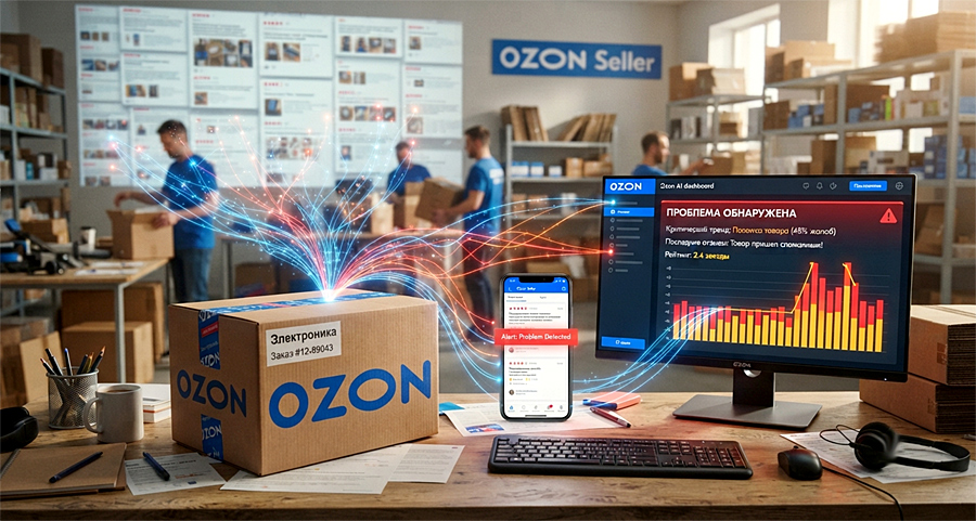 Ozon AI сам находит проблемы в товарах