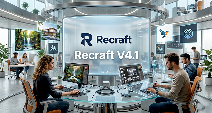 Recraft V4.1 представила новый ИИ-генератор изображений уровня GPT Image 2
