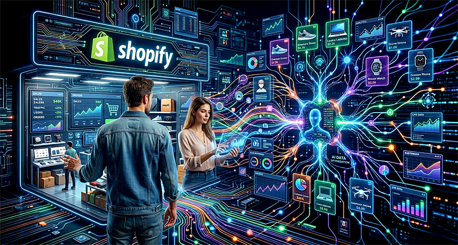 Shopify запускает AI Toolkit: управление интернет-магазином через ИИ без интерфейсов