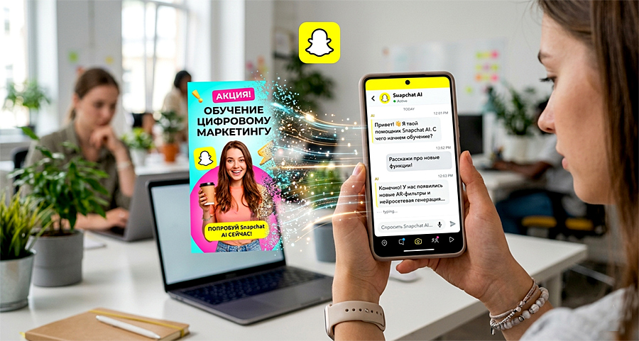 Snapchat внедряет AI-чат в рекламу: бренды начинают «разговаривать» с пользователями