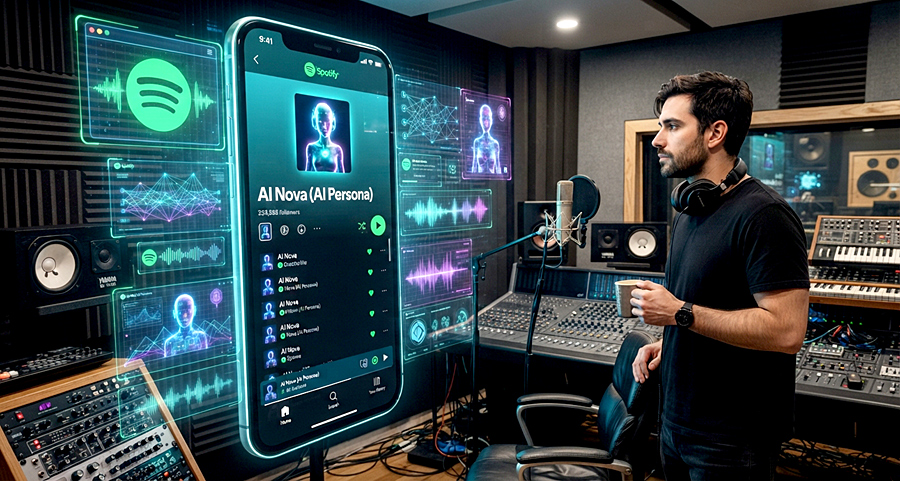 Spotify уберёт ИИ-артистов из рекомендаций