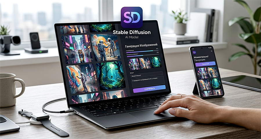 Новости нейросетей: Stable Diffusion 3.5 Flash: новая модель ИИ ускоряет генерацию изображений до 10 раз