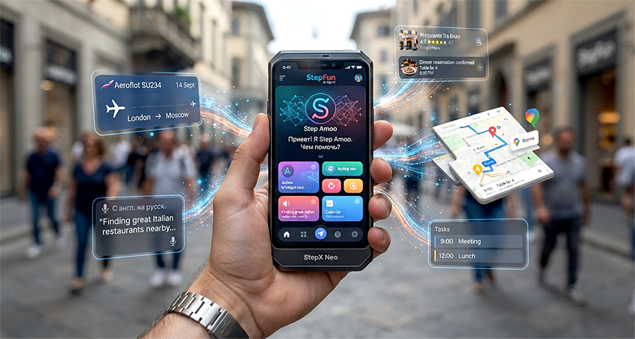 StepX Neo: представлен смартфон с ИИ-агентом, который работает без приложений