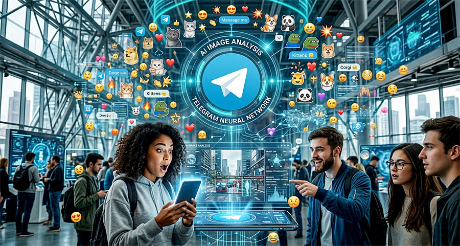 Telegram запустил ИИ-поиск по 100 миллионам стикеров на 36 языках