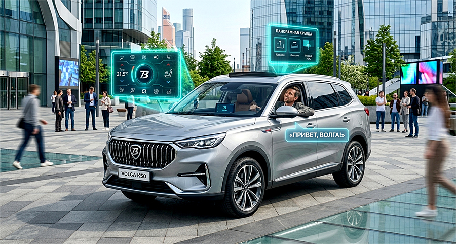 Volga запускает голосового ассистента для своих автомобилей