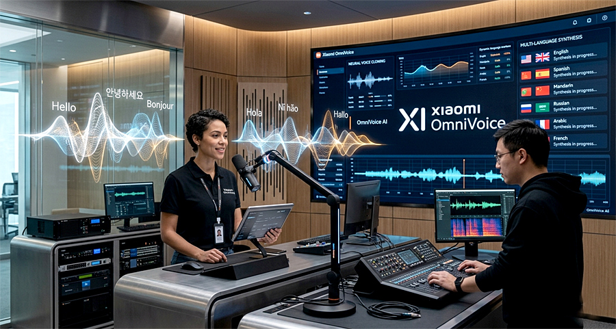 Xiaomi выпустила OmniVoice - ИИ-модель для клонирования голоса на сотнях языков