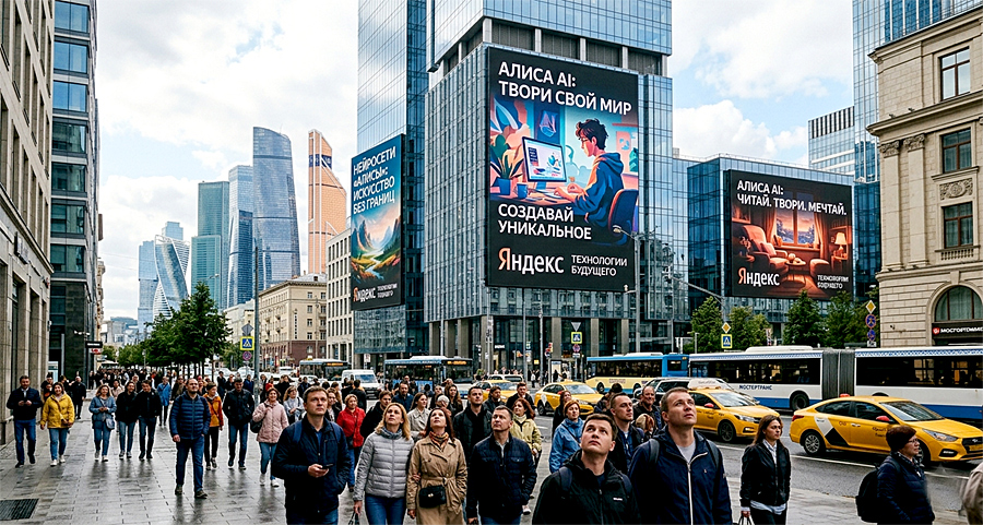 Яндекс улучшил «Алису AI»: генерация изображений с русским текстом стала точнее и грамотнее