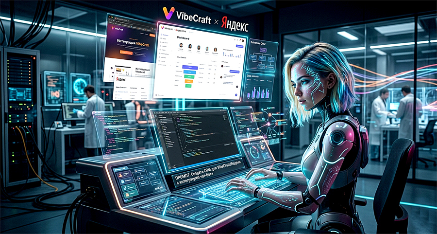Yandex запускает VibeCraft: ИИ научили создавать сайты без программистов