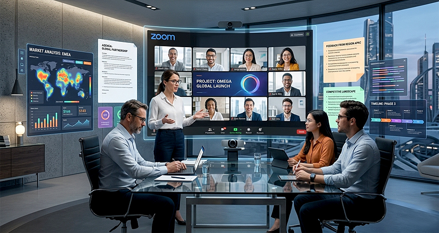 Zoom AI Office превращает разговоры на встречах в готовые документы